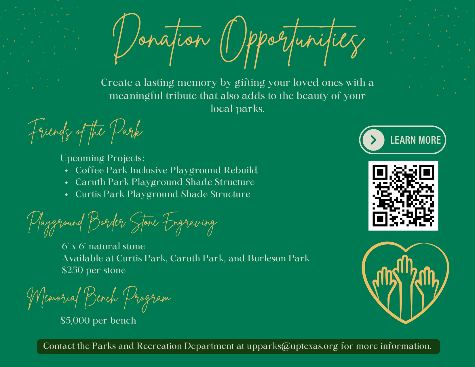 Donation Opportunities graphic