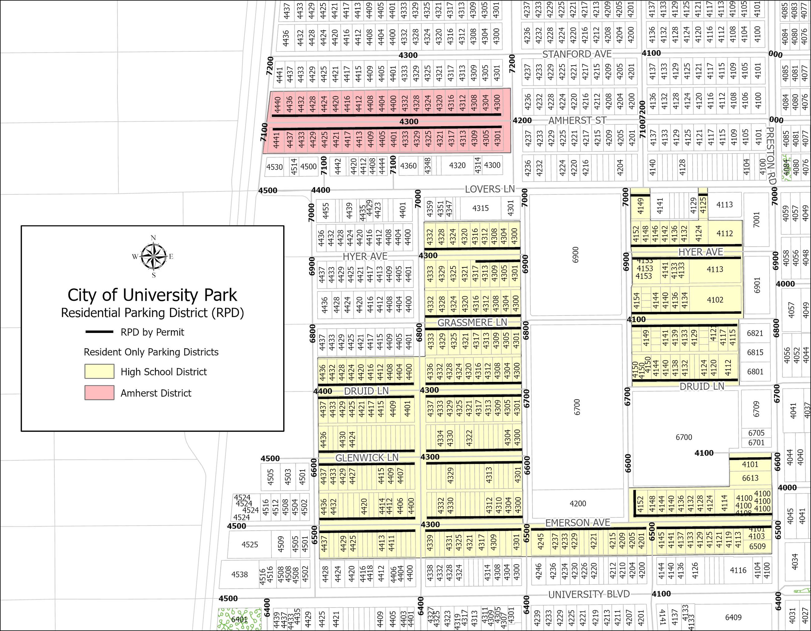 HighSchool_Amherst RPD map